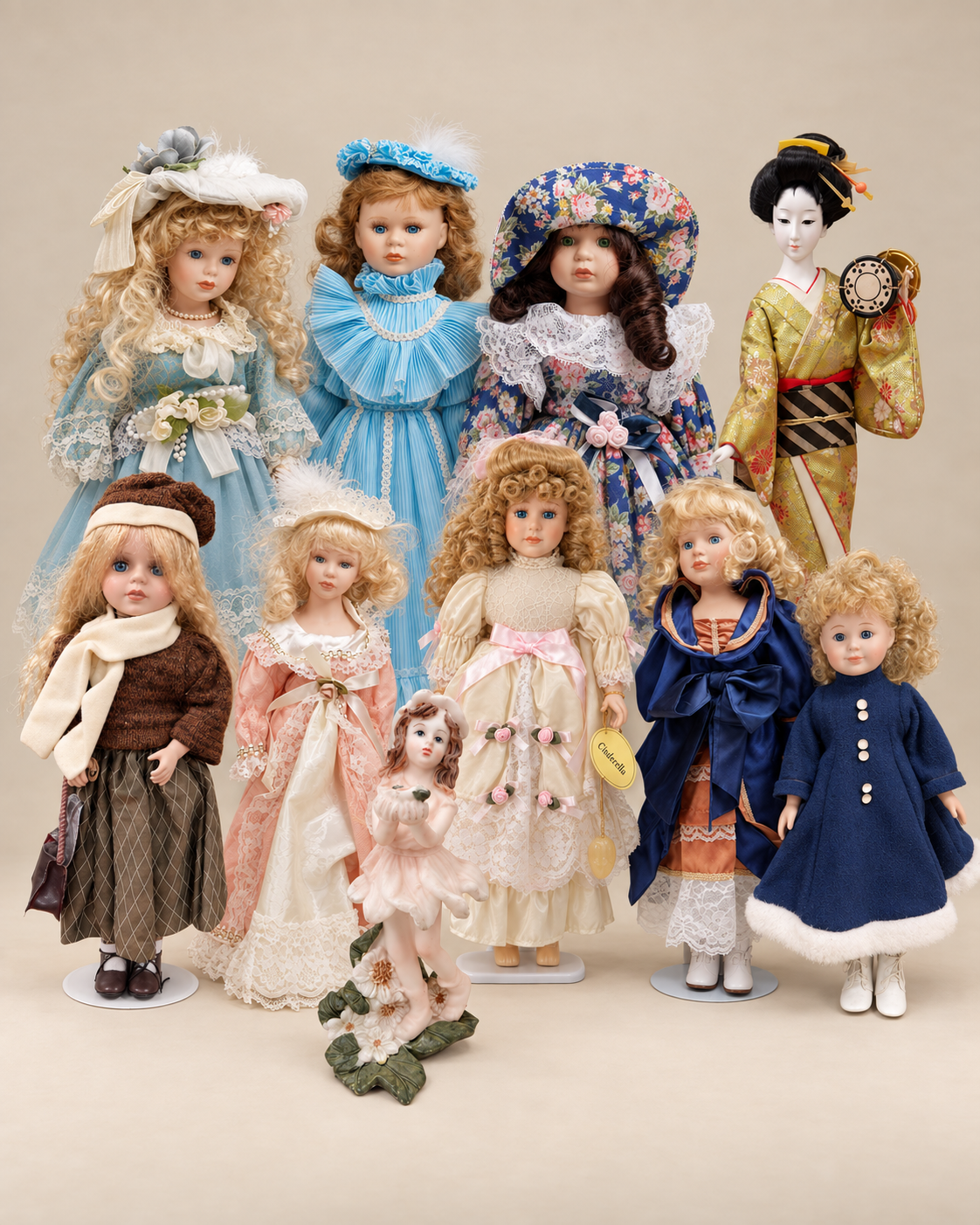 دمية بورسلان فنتج Vintage porcelain doll (Copy)