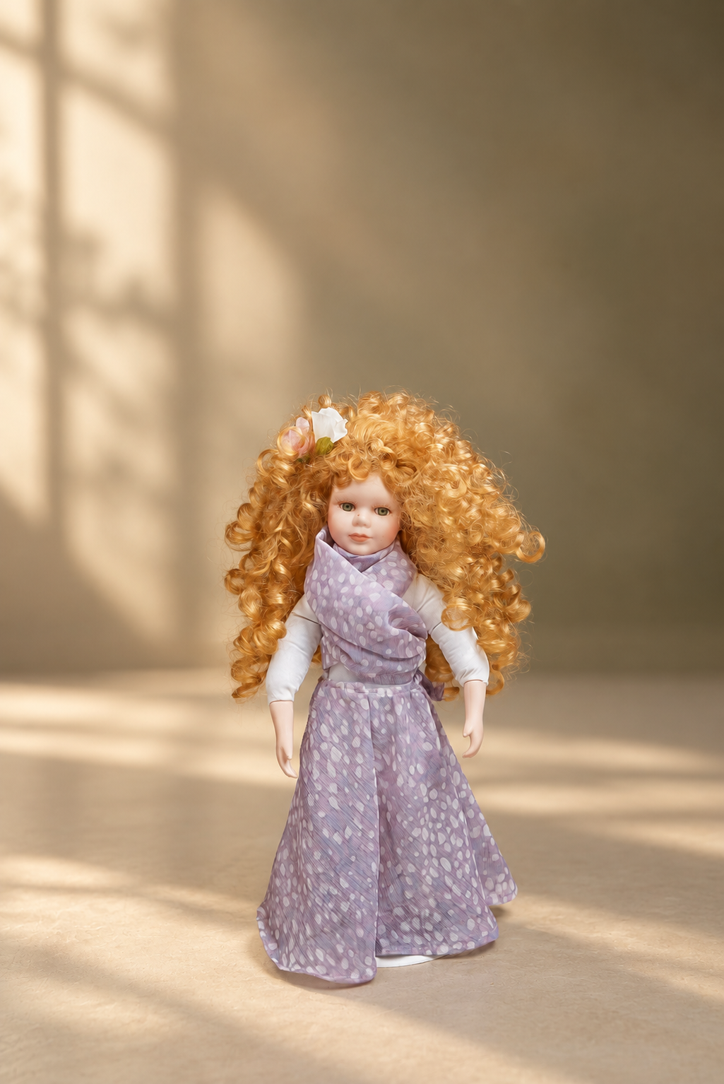 دمية بورسلان فنتج Vintage porcelain doll