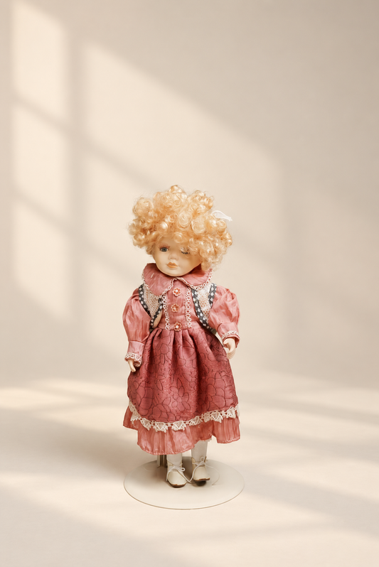 دمية بورسلان فنتج Vintage porcelain doll (Copy)